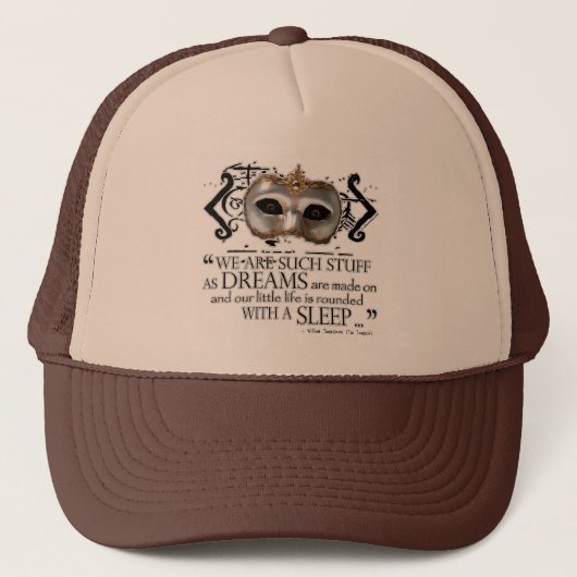 Het Tempest Quote Trucker Pet (Voorkant)