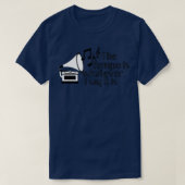Het tempo is wat ik zeg het is 1 t-shirt (Design voorkant)
