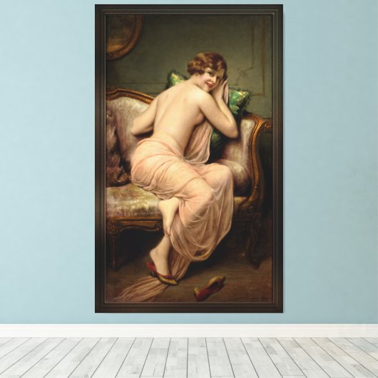 Het Tempt van Francois Martin-Kavel Canvas Afdruk (Insitu (Houten vloer))