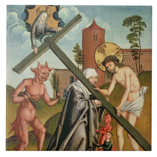 Het Temptation of a Saint Tegeltje (Voorkant)