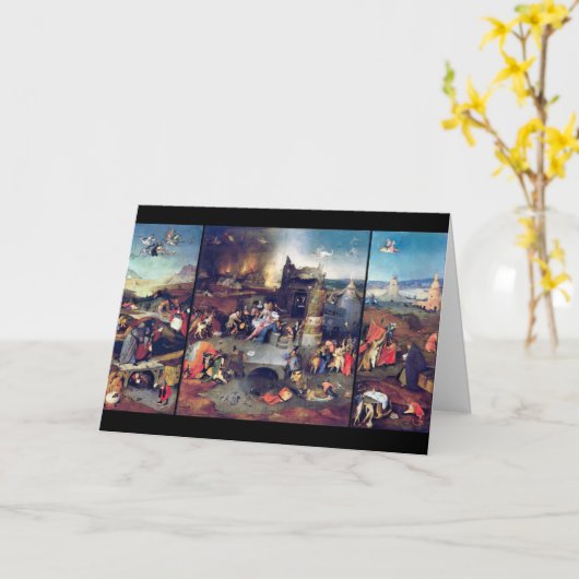 Het Temptation of Saint Anthony, Bosch Kaart (Gele Bloem)