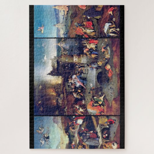 Het Temptation of Saint Anthony, Bosch Legpuzzel (Verticaal)