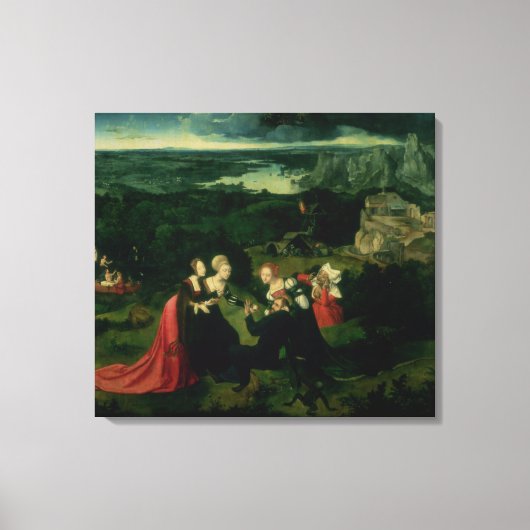 Het Temptation of St. Anthony 2 Canvas Afdruk (Voorkant)