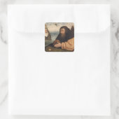 Het Temptation of St. Anthony 2 Vierkante Sticker (Tas)