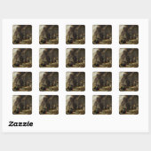 Het Temptation of St. Anthony 2 Vierkante Sticker (Vel)