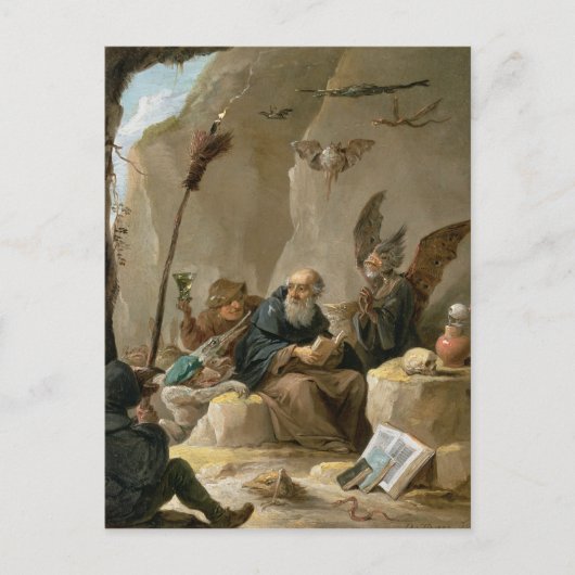 Het Temptation of St. Anthony Briefkaart (Voorkant)