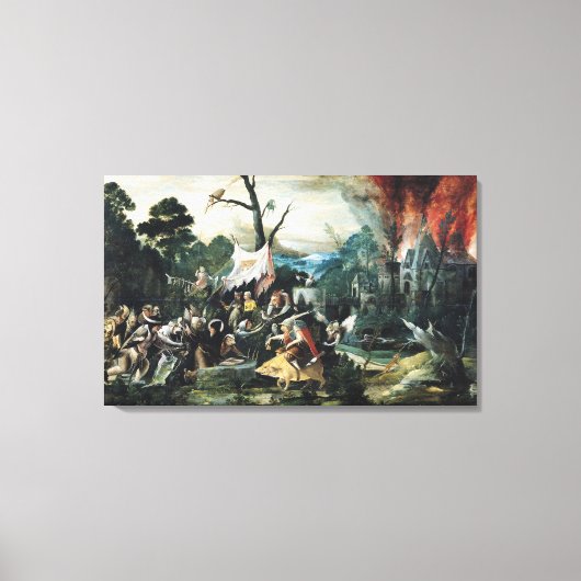 Het Temptation of St. Anthony Canvas Afdruk (Voorkant)