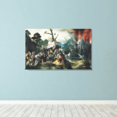 Het Temptation of St. Anthony Canvas Afdruk (Insitu (Houten vloer))