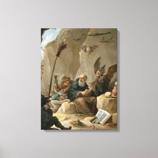 Het Temptation of St. Anthony Canvas Afdruk (Voorkant)