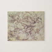 Het Temptation of St. Anthony (graving) Legpuzzel (Horizontaal)
