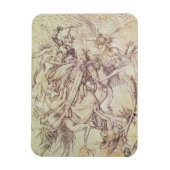 Het Temptation of St. Anthony (graving) Magneet (Verticaal)
