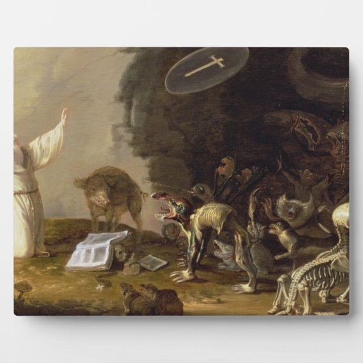 Het Temptation of St. Anthony (panel) Fotoplaat (Voorkant)