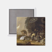 Het Temptation of St. Anthony (panel) Magneet (Voorkant / Achterkant)