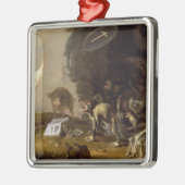 Het Temptation of St. Anthony (panel) Metalen Ornament (Links)