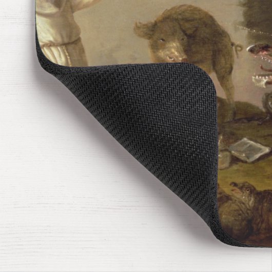 Het Temptation of St. Anthony (panel) Muismat (Hoek)