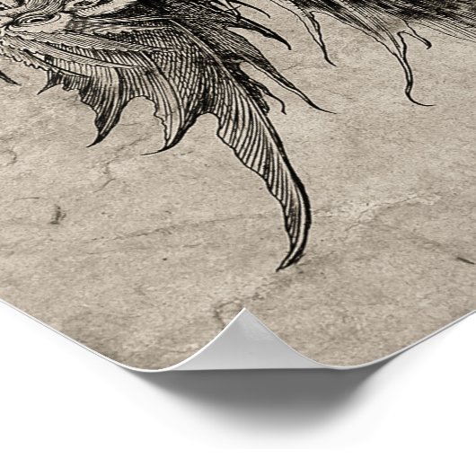 Het Temptation of St Anthony van Martin Schongauer Poster (Hoek)