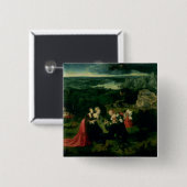 Het Temptation of St. Anthony Vierkante Button 5,1 Cm (Voorkant /achterkant)