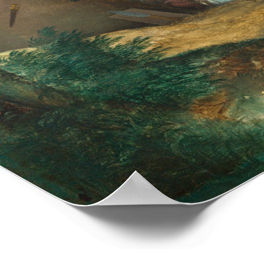 Het Temptation - Pieter Bruegel Fine Art Poster (Hoek)