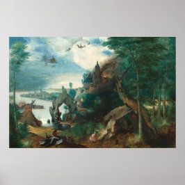 Het Temptation - Pieter Bruegel Fine Art Poster