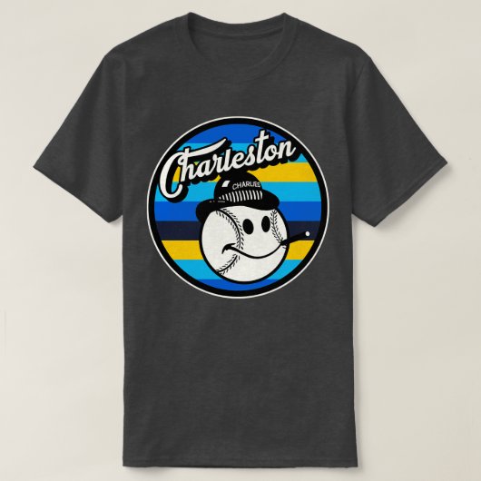 Het ter ziele gegane Charlies baseballteam T-shirt (Design voorkant)