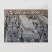 Het Terracotta Leger van de eerste keizer van Chin Briefkaart (Voorkant)