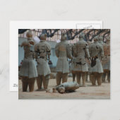 Het terracotta leger van keizer Qin Xian China Briefkaart (Voorkant / Achterkant)