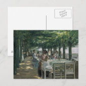 Het terras bij het Restaurant Briefkaart (Voorkant / Achterkant)