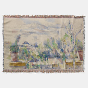 Het terras in de tuin bij Les Lauves, Cezanne Deken