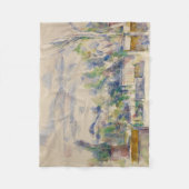 Het terras in de tuin bij Les Lauves, Cezanne Fleece Deken (Voorkant)