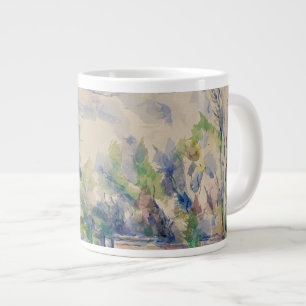 Het terras in de tuin bij Les Lauves, Cezanne Grote Koffiekop