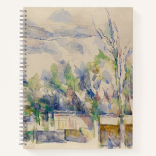 Het terras in de tuin bij Les Lauves, Cezanne Notitieboek