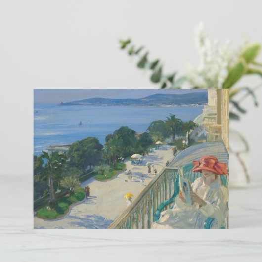 Het terras, Pet d'Ail | Sir John Lavery (Staand voorkant)