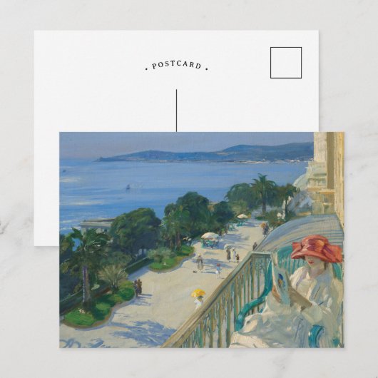 Het terras, Pet d'Ail | Sir John Lavery Briefkaart (Voorkant / Achterkant)