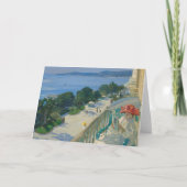 Het terras, Pet d'Ail | Sir John Lavery Kaart (Voorkant)