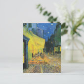 Het Terras van Vincent van Gogh Caf bij Nacht Briefkaart (Staand voorkant)