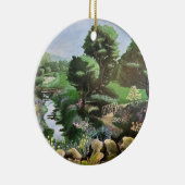 Het terrein van Blarney Castle Keramisch Ornament (Rechts)