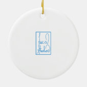 Het terrein van Blarney Castle Keramisch Ornament (Achterkant)