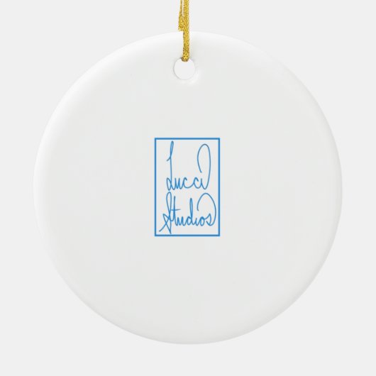 Het terrein van Blarney Castle Keramisch Ornament (Achterkant)