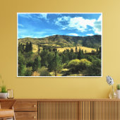 Het terrein van de Snake, Oregon Canvas Afdruk (Insitu (Woonkamer))