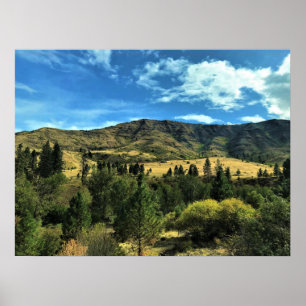 Het terrein van de Snake, Oregon Poster