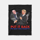 Het terug de manier waarop je vond het grappig Bid Fleece Deken (Voorkant)