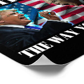 Het terug de manier waarop je vond het Pro Trump & Poster (Hoek)