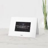 Het teruggetrokken Wenskaart van de Echtgenoot Feestdagen Kaart (Achterkant)