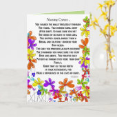 Het teruggetrokken Wenskaart van het Gedicht van Kaart (Gele Bloem)