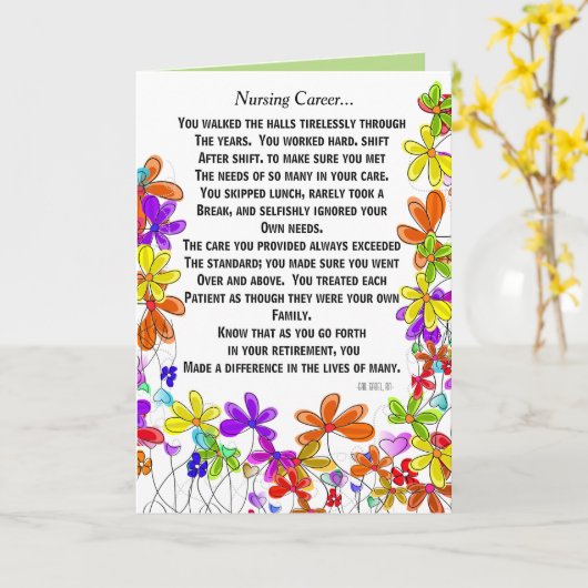 Het teruggetrokken Wenskaart van het Gedicht van Kaart (Gele Bloem)