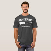 Het teruggeven van VideoRedacteur Visuele Animatie T-shirt (Voorkant volledig)