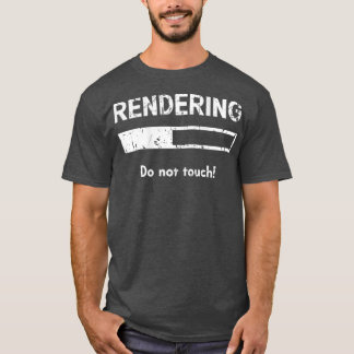 Het teruggeven van VideoRedacteur Visuele Animatie T-shirt