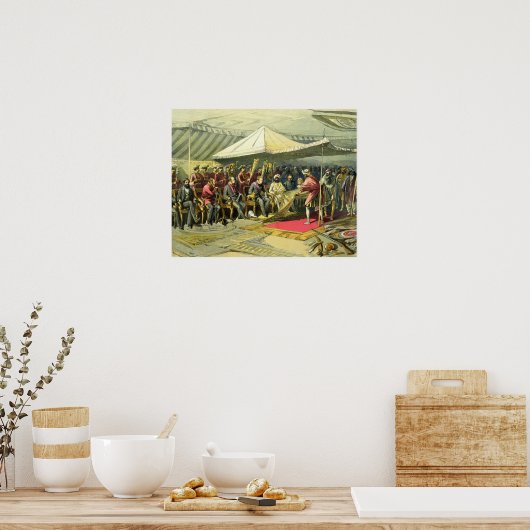 Het terugkeerbezoek van de Viceër aan de Maharajah Poster (Keuken)