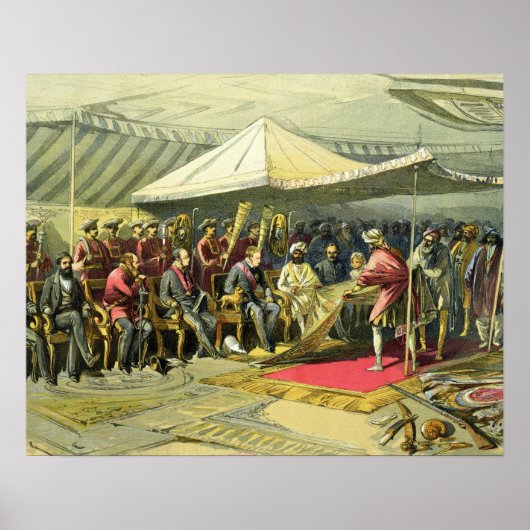 Het terugkeerbezoek van de Viceër aan de Maharajah Poster (Voorkant)