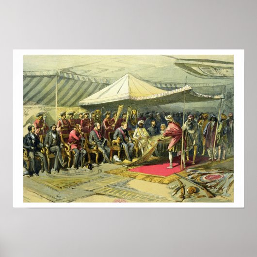 Het terugkeerbezoek van de Viceër aan de Maharajah Poster (Voorkant)